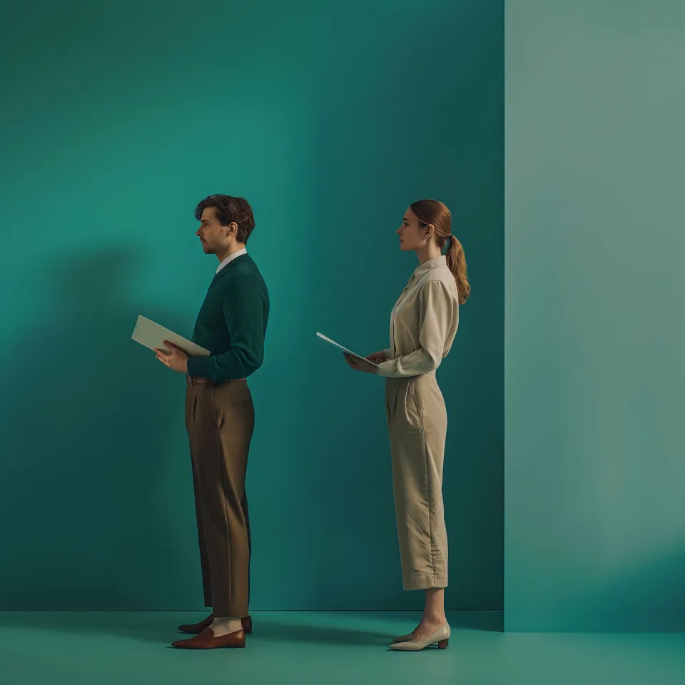 Vista de prédios modernos em Portugal